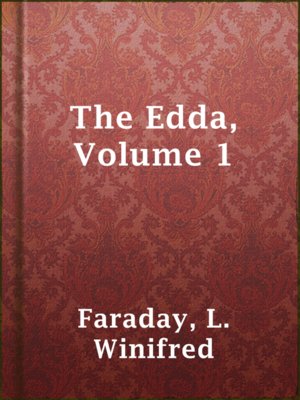 cover image of The Edda, Volume 1